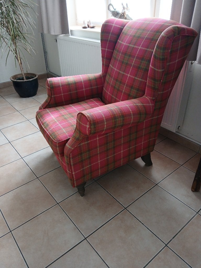 Gezellige fauteuil, Huis en Inrichting, Ophalen, Zo goed als nieuw, Stof, Landelijk