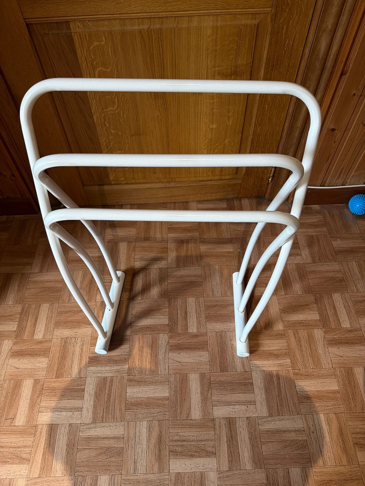Porte-serviettes Allibert blanc - 3 barres, Ophalen, Gebruikt, Wit, Handdoekenrek