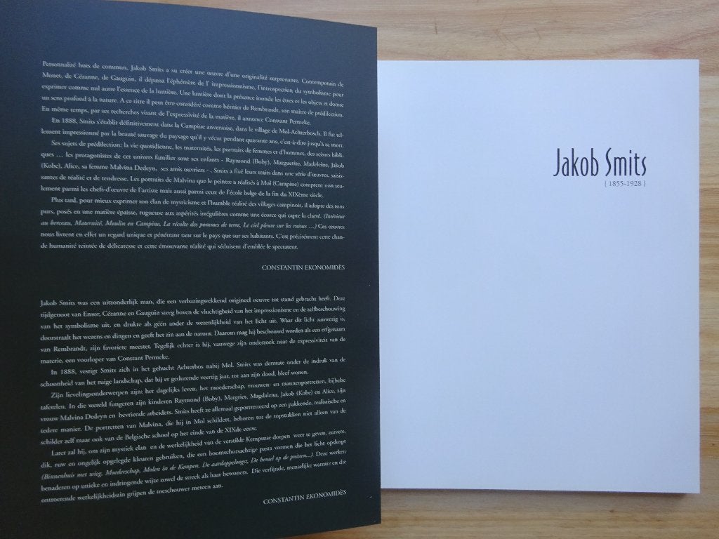 Jakob Smits, retrospectieve in het Museum Charlier, 2005, Boeken, Ekonomidès, Nieuw, Ophalen of Verzenden, Schilder- en Tekenkunst