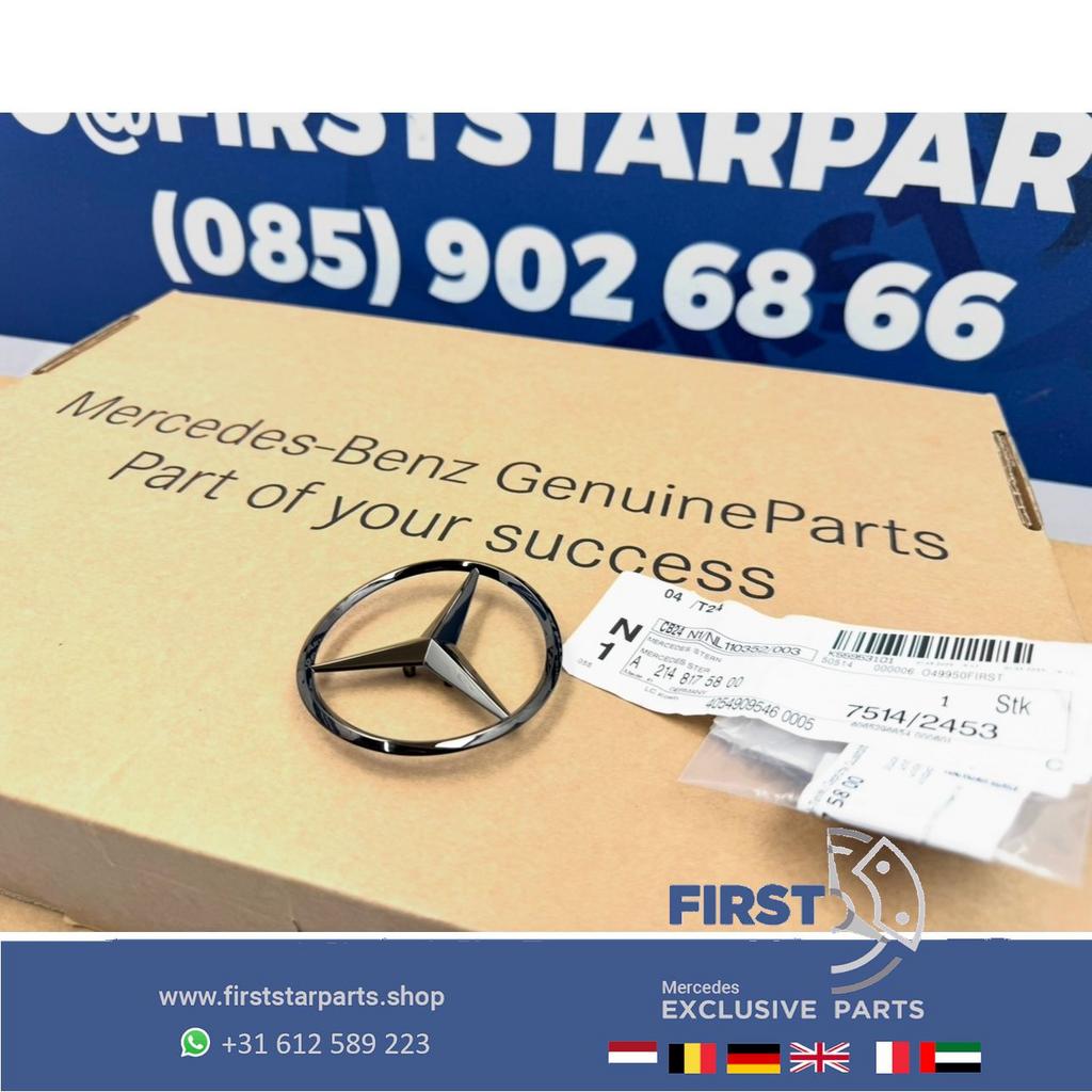 W214 STER Kofferbak LOGO achterklep EMBLEEM zwart W176 W117, Utilisé, -, -, Enlèvement ou Envoi