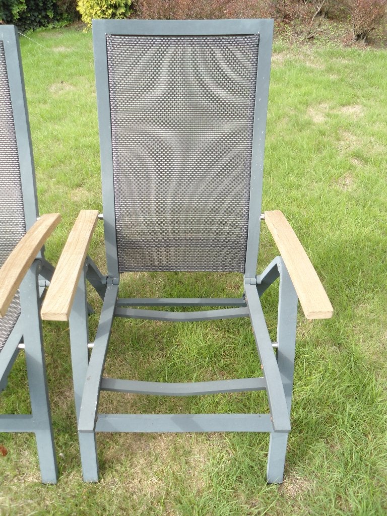 tuinstoelen bois le duc, Ophalen, Gebruikt, Aluminium, Inklapbaar