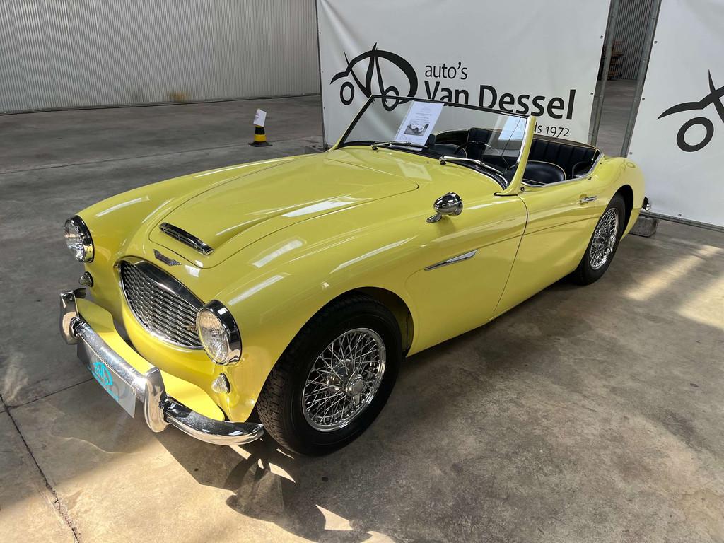 Austin Healey 3000 MK1 BT7 (bj 1960), Auto's, 4 zetels, Zwart, Overige kleuren, Cabriolet