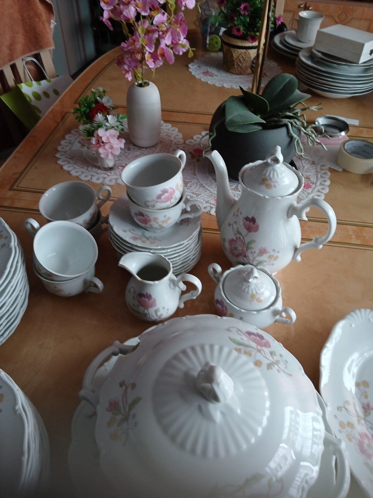 vaisselle ancienne en porcelaine, Enlèvement