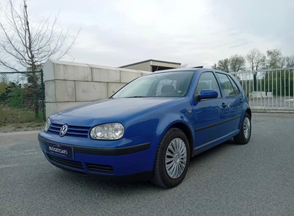 Volkswagen Golf4 1.4Benzine/Opendak/163.000km/, Stof, Blauw, Handgeschakeld, 5 deurs
