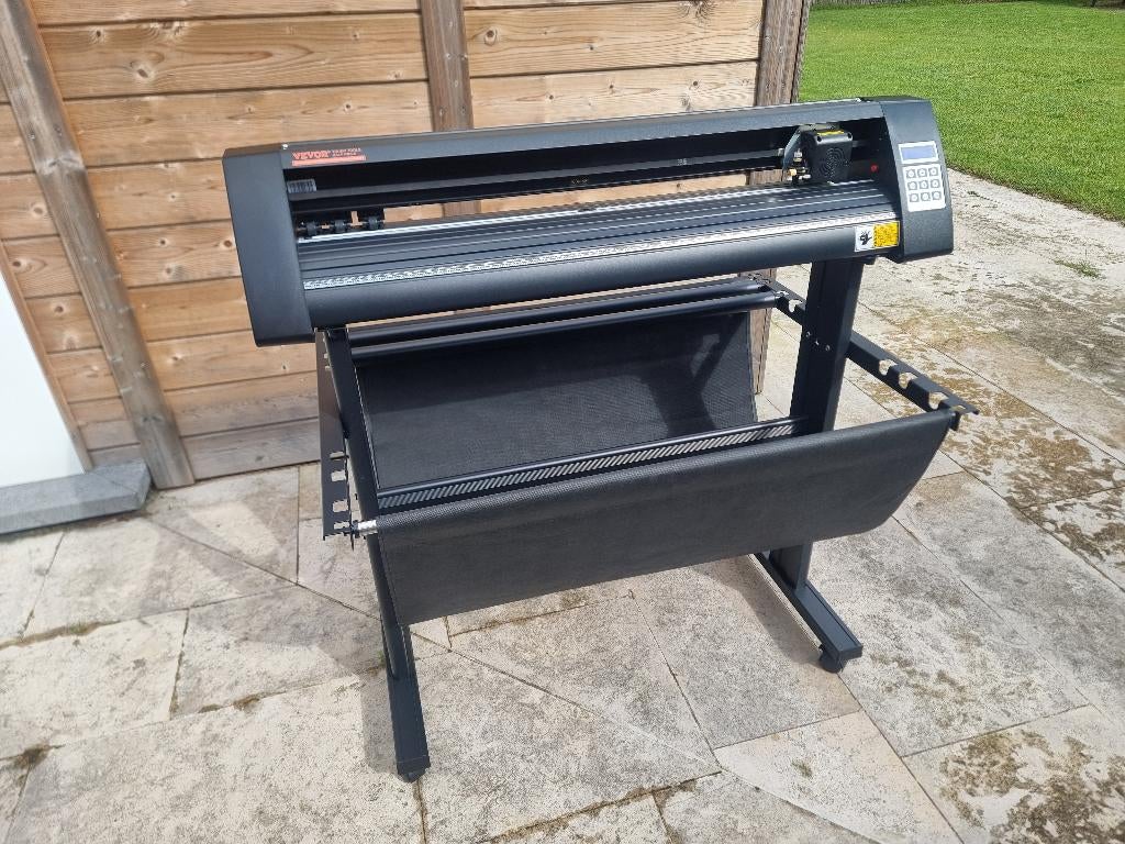 Plotter de découpe vinyle VEVOR 870 mm - utilisé 2 fois, Métal, Noir, Compatible avec la découpe, Comme neuf