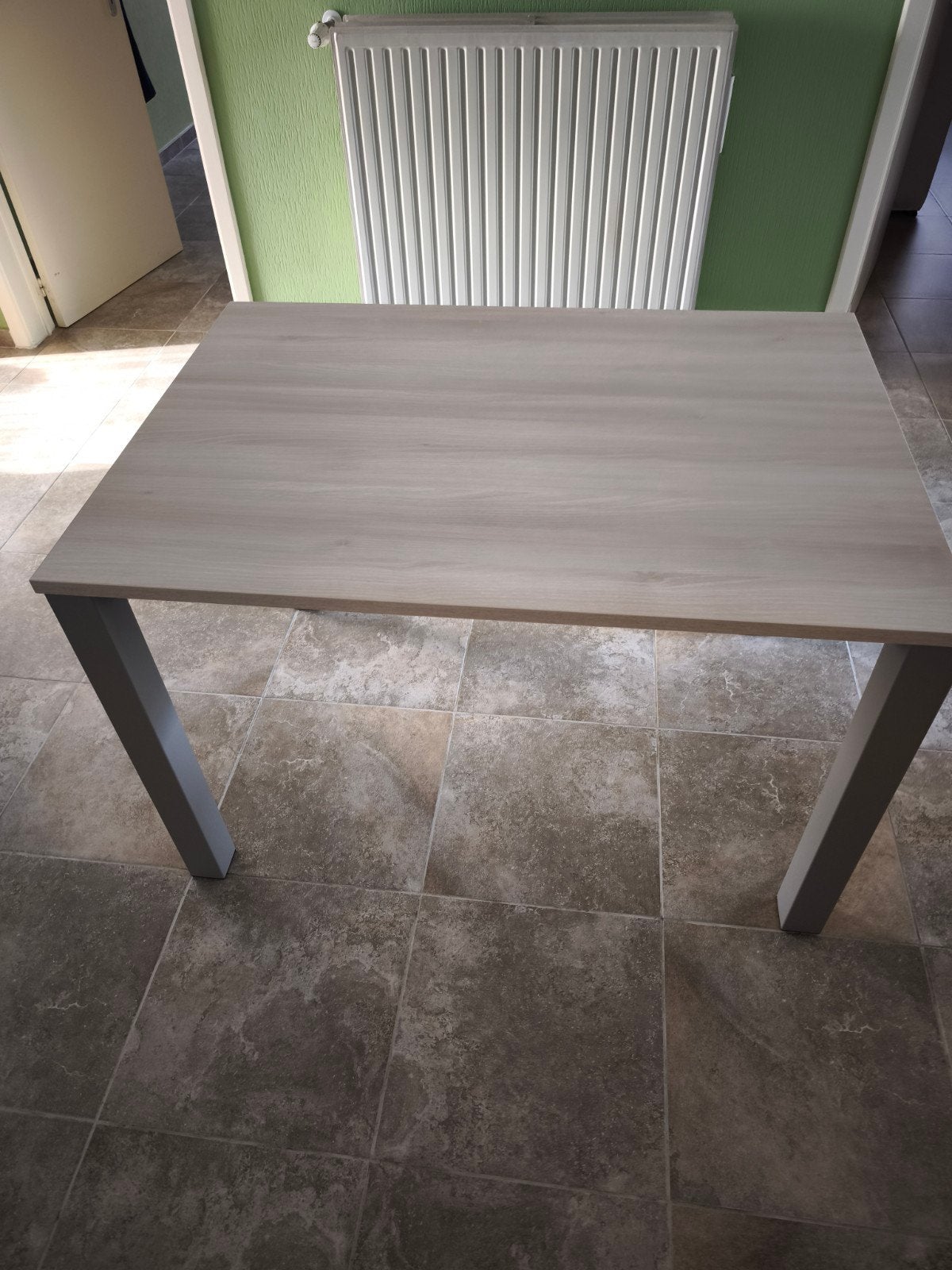 Moderne rechthoekige eettafel, Huis en Inrichting, Tafels | Eettafels, Ophalen, Overige materialen, 100 tot 150 cm, 50 tot 100 cm
