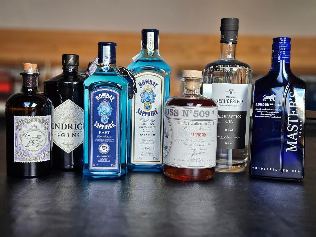 Gin Monkey, Hendrick's, Buss, Verhofstede,..., Verzamelen, Ophalen, Nieuw, Overige typen, Vol
