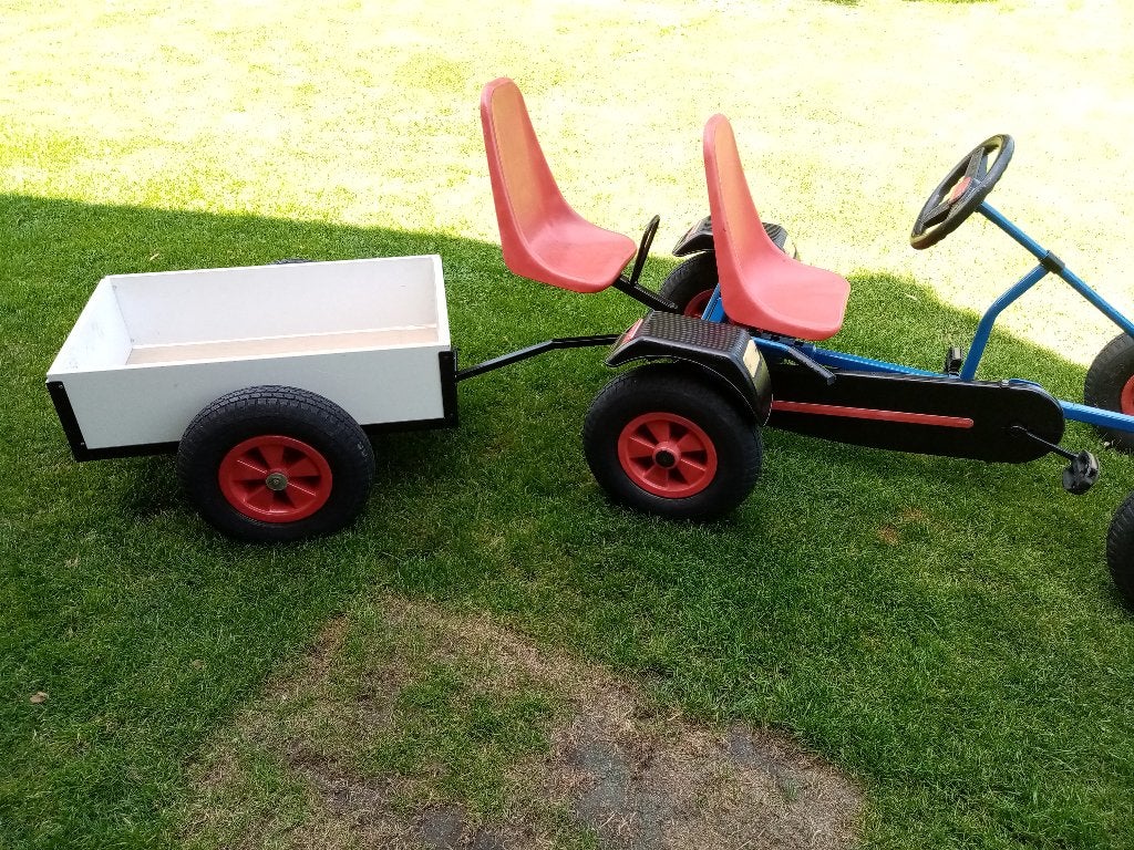 Berg gocart, duozit met kiepkar., Kinderen en Baby's, Speelgoed | Buiten | Skelters, Ophalen, Gebruikt, Berg, Duozit