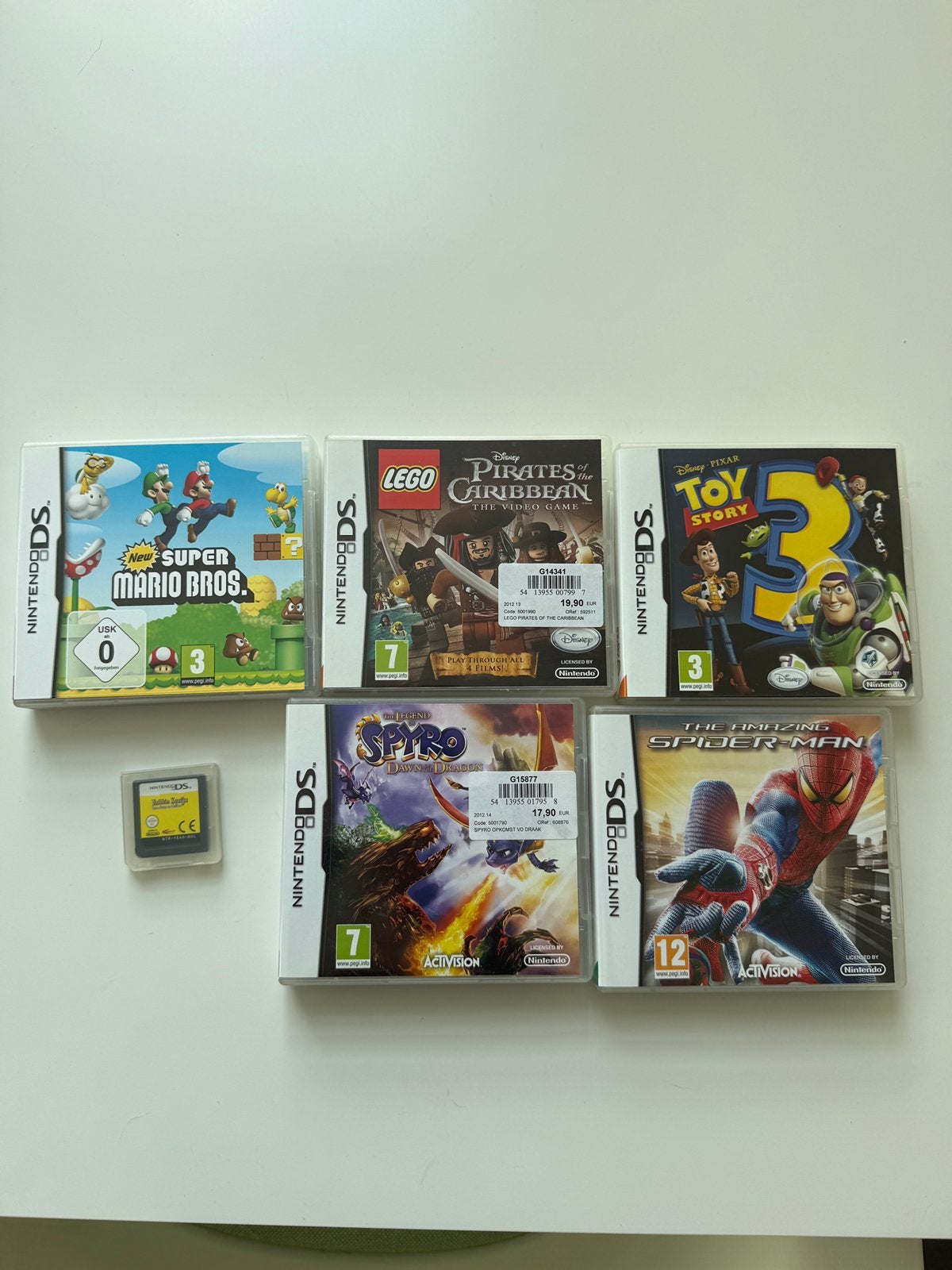 6 nintendo DS spelletjes, Enlèvement, Comme neuf