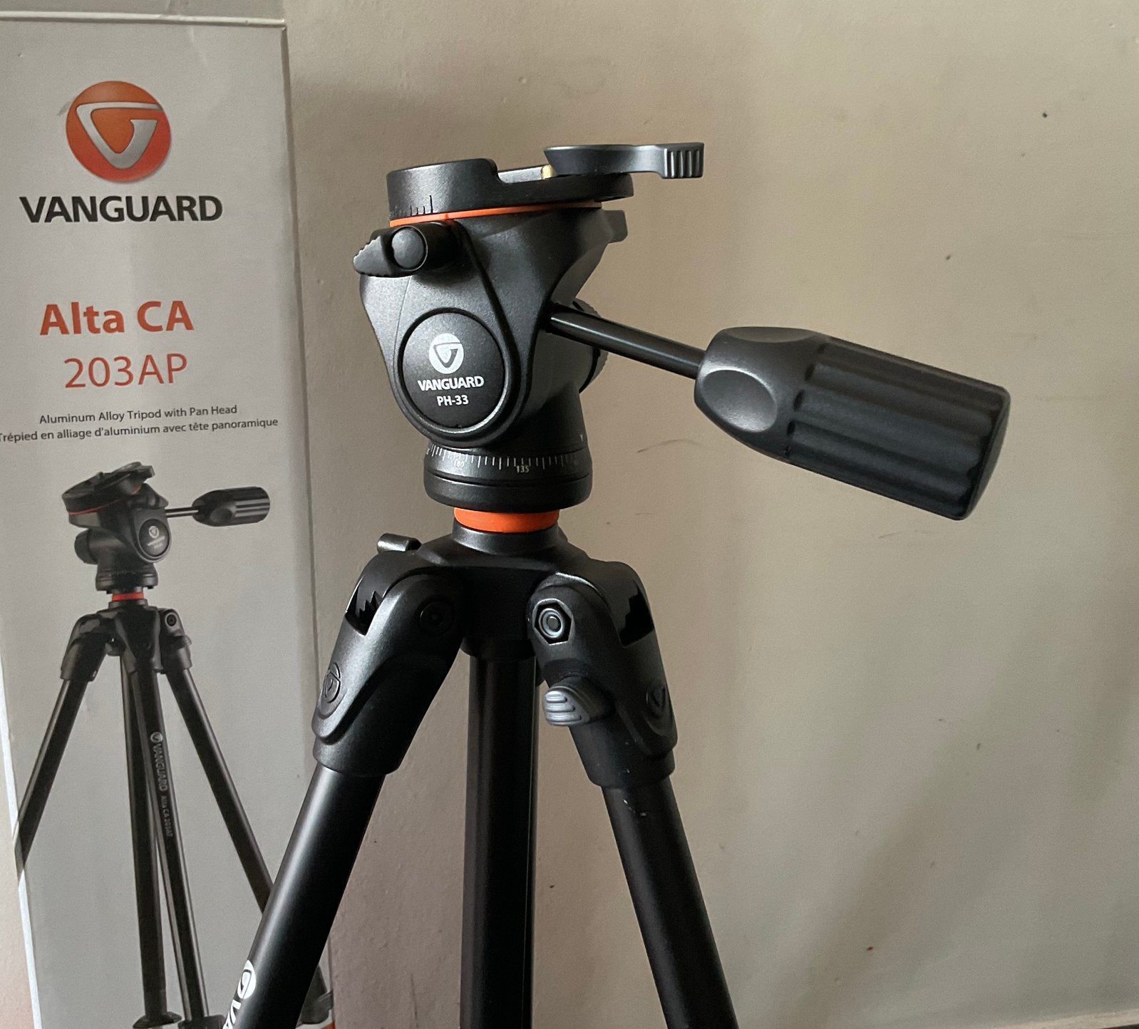 Vanguard Statief Alta ca 203 AP, Audio, Tv en Foto, Fotografie | Statieven en Balhoofden, Ophalen, Zo goed als nieuw, Driepoot