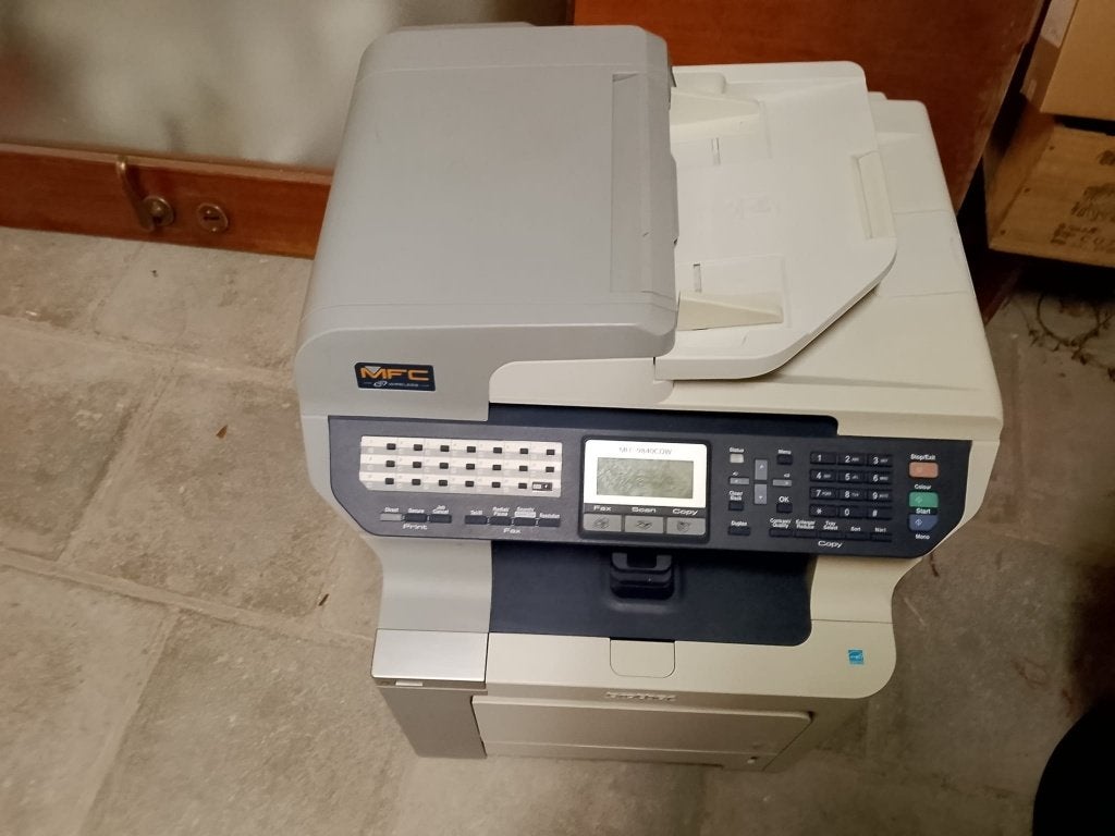 PRINTERLASER Brother MFC-9840CDW PRO+TONER MULTIFUNCTIONELE, Computers en Software, Pocketprinters, Gebruikt, Ophalen