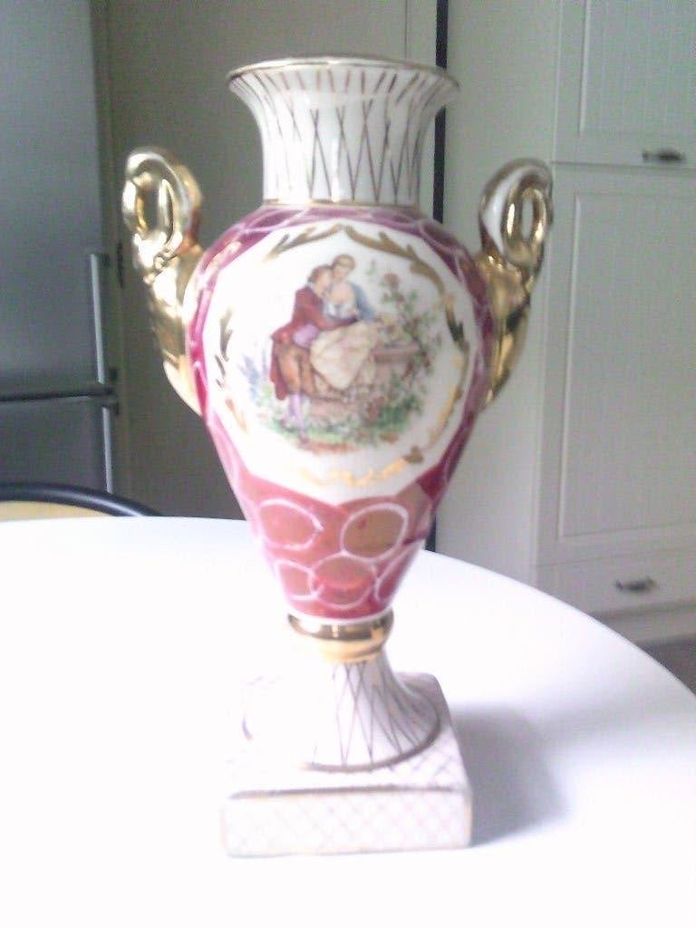 art deco vaas getekend watteau, Ophalen