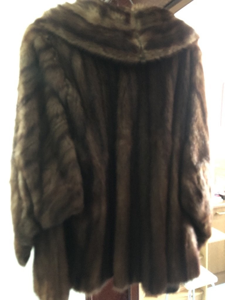 Manteau de fourrure vison parfait état taille 40/42, Vêtements | Femmes, Taille 42/44 (L), Autre, Comme neuf, Brun