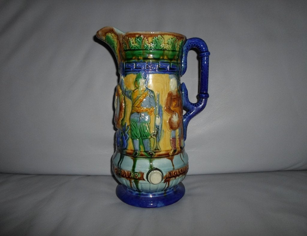 Majolica Oorlogs Kan Sandford Pottery Wareham Dorset, Antiek en Kunst, Ophalen