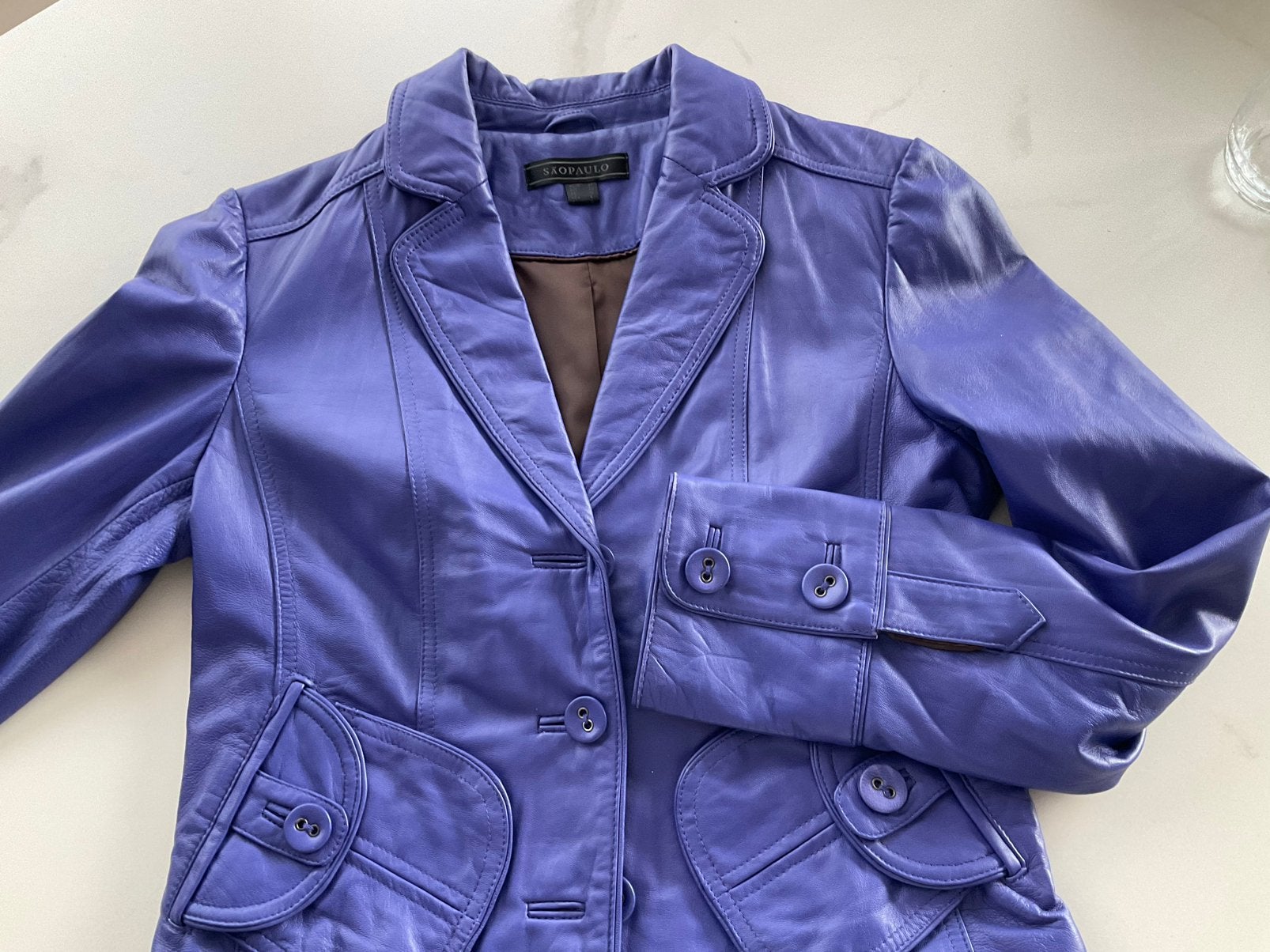 Veste en cuir, Vêtements | Femmes, Enlèvement ou Envoi, Comme neuf, Taille 36 (S), Manteau