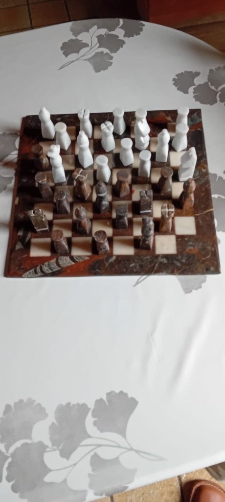 Echiquier en marbre, Hobby en Vrije tijd, Gezelschapsspellen | Bordspellen, Ophalen