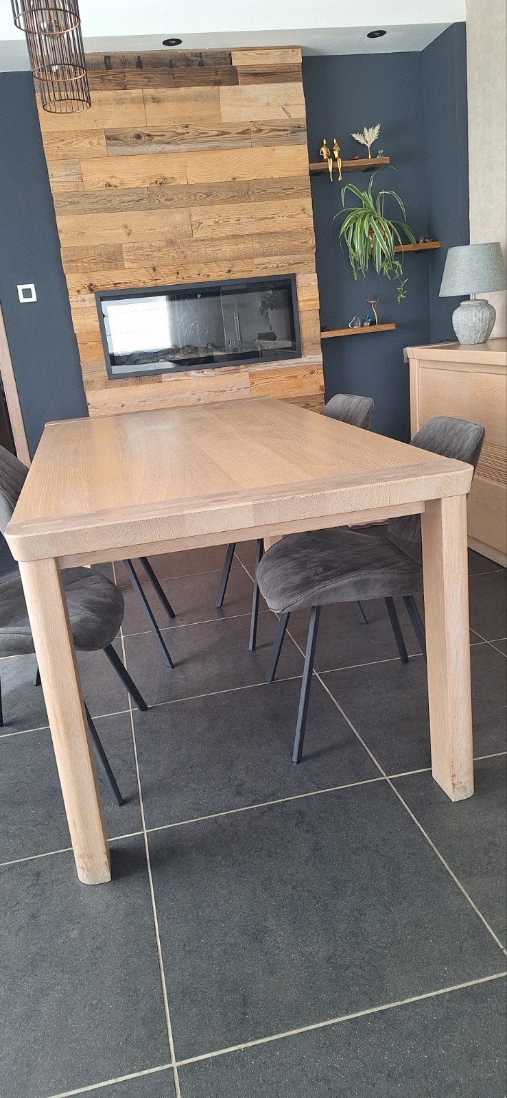 mooie stevige eetkamer tafel, Huis en Inrichting, Ophalen, 50 tot 100 cm, Vijf personen of meer, 150 tot 200 cm