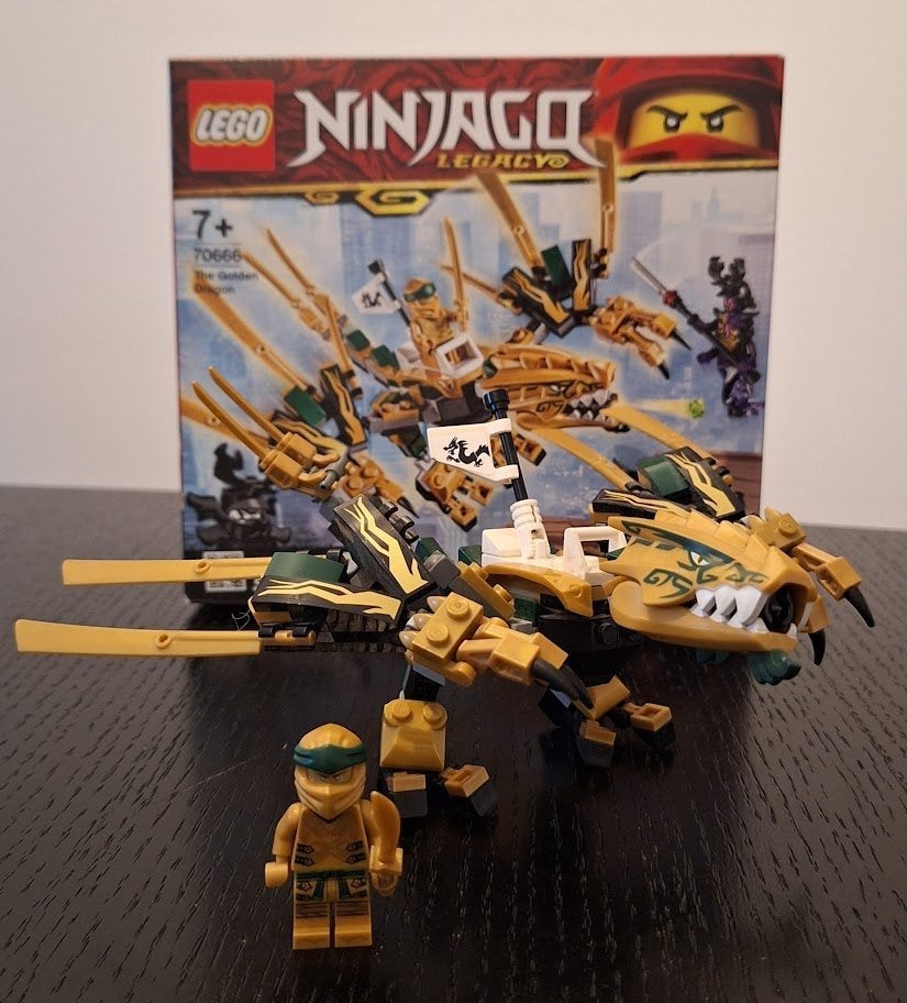 The Golden Dragon Ninjago, Lego, Ensemble complet, Comme neuf, Enlèvement