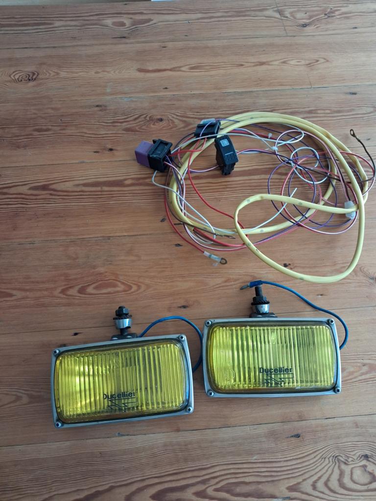 Oldtimer ducellier mistlampen, Auto-onderdelen, Ophalen of Verzenden