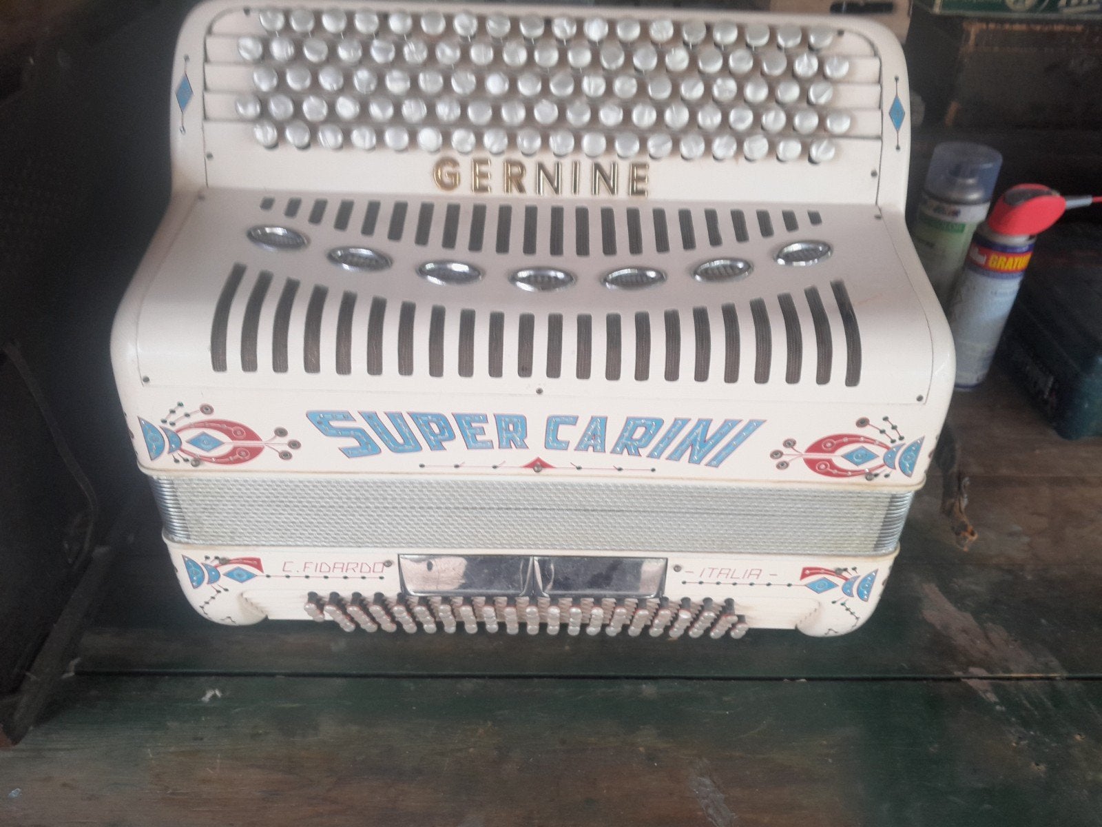 Accordeon, Musique & Instruments, Accordéons, Autres marques, Avec bretelles, Enlèvement, Utilisé