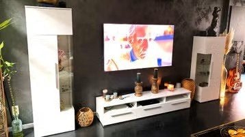 Ensemble de 3 meubles de salon avec led incorporé, Enlèvement