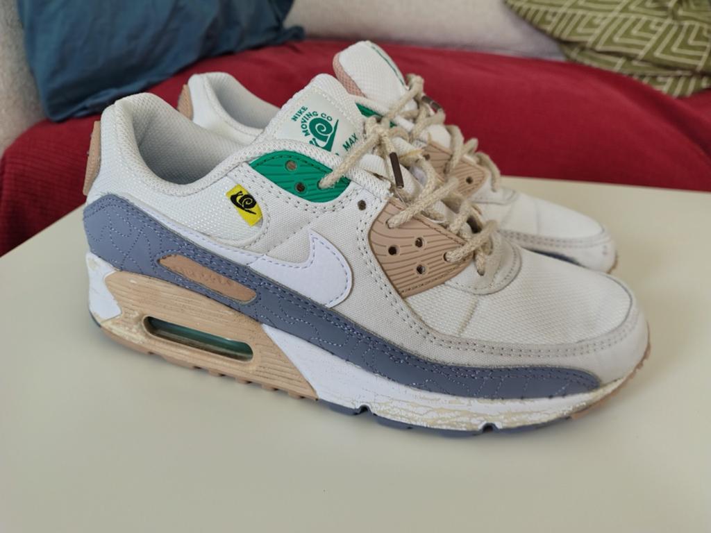 Baskets eur 39 h. Nike Air Max 90 SE "Moving Company" occas., Enlèvement ou Envoi, Porté, Blanc, Baskets