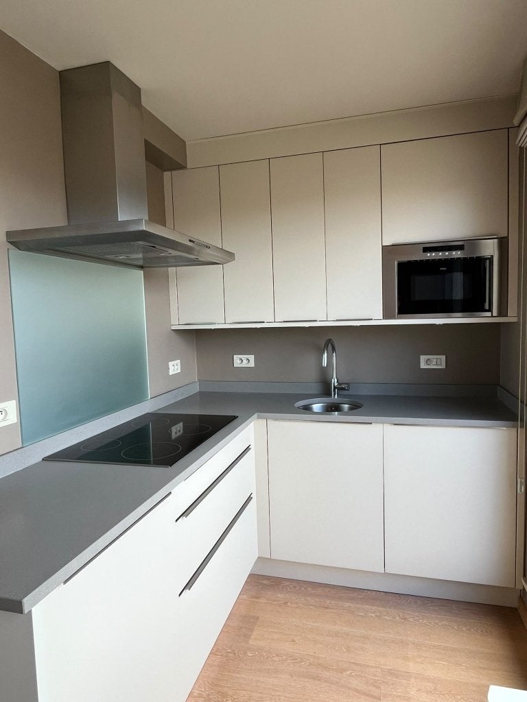 Cuisine, Maison & Meubles, Bois, Enlèvement, Utilisé, Crème