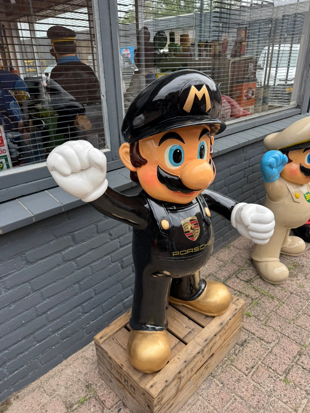 Statue Mario design Porsche, Enlèvement, Comme neuf, Panneau publicitaire