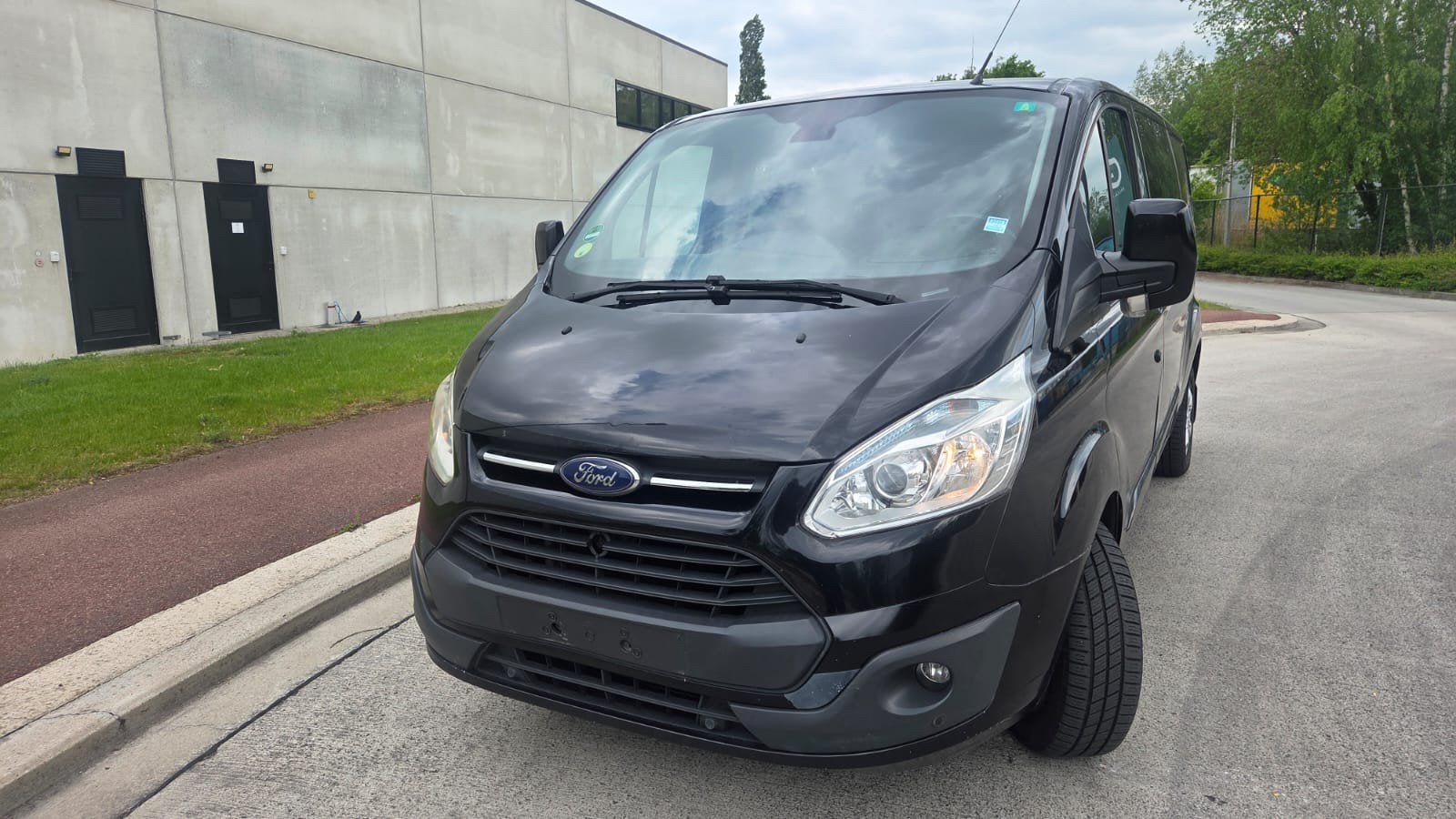 Ford transit custom 2013, Autos, Ford, Particulier, Transit, Diesel, Euro 5, 4 portes, Boîte manuelle, Brun, Tissu, Enlèvement