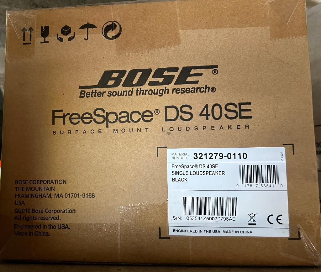 Bose Freespace DS40 SE zwart, Overige typen, Nieuw, Ophalen of Verzenden, 60 tot 120 watt