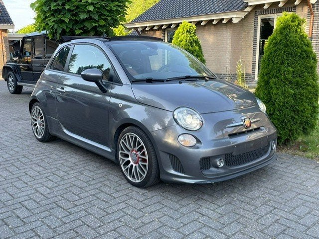 Fiat 500C ABARTH 595 TURISMO AUTO LEDER 118 kw, Argent ou Gris, Cabriolet, Automatique, Fiat