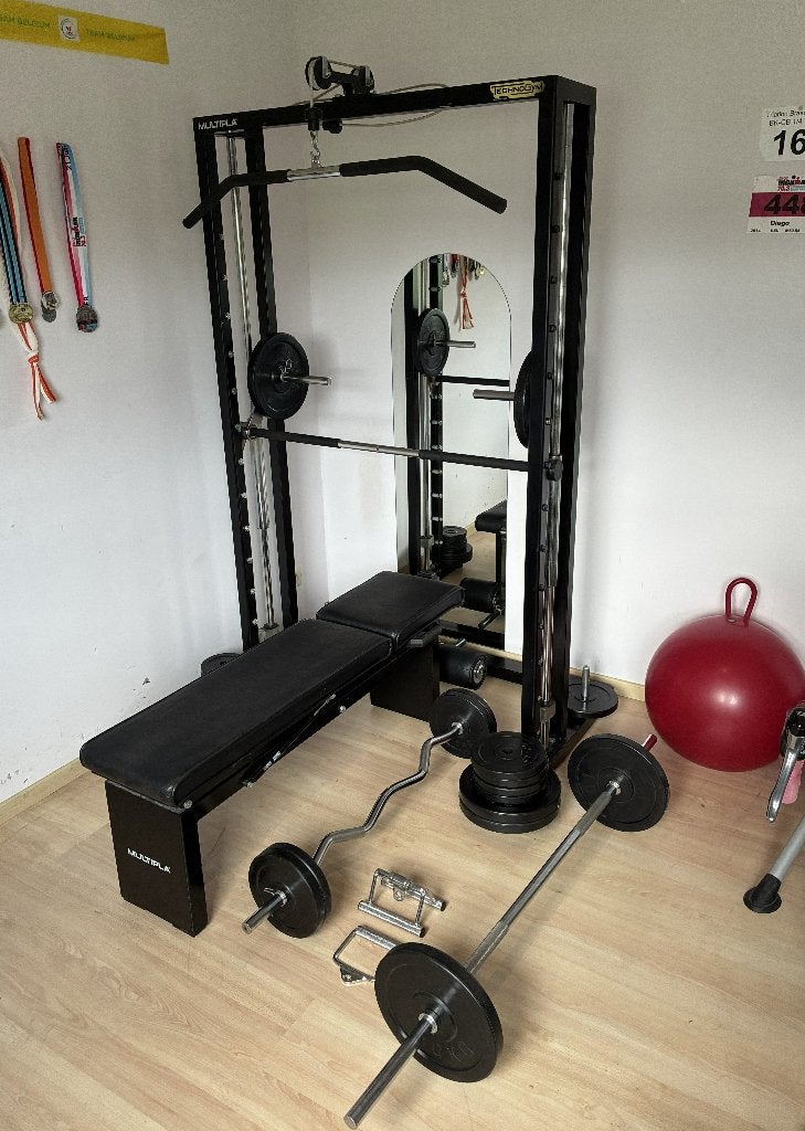 𝗧𝗲𝗰𝗵𝗻𝗼𝗴𝘆𝗺 𝗠𝘂𝗹𝘁𝗶𝗽𝗹𝗮 ️, Sports & Fitness, Enlèvement, Métal, Dos, Centrale électrique