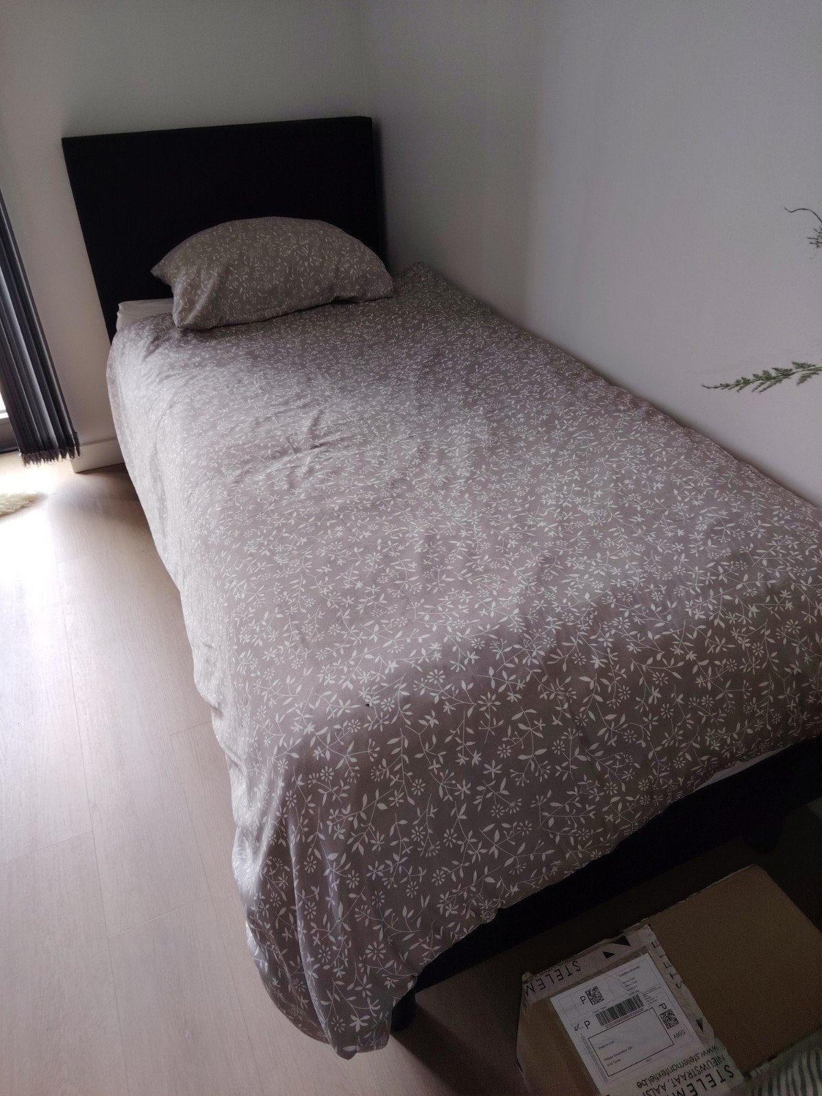 Eenpersoons boxspring, Ophalen, Gebruikt, 90 cm, Eenpersoons