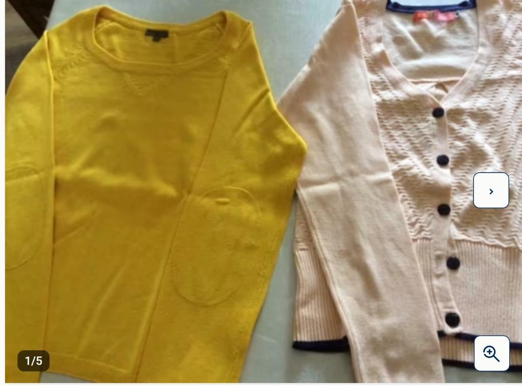 Vest en trui maat M, Kleding | Dames, Ophalen of Verzenden, Zo goed als nieuw, Maat 38/40 (M), Geel