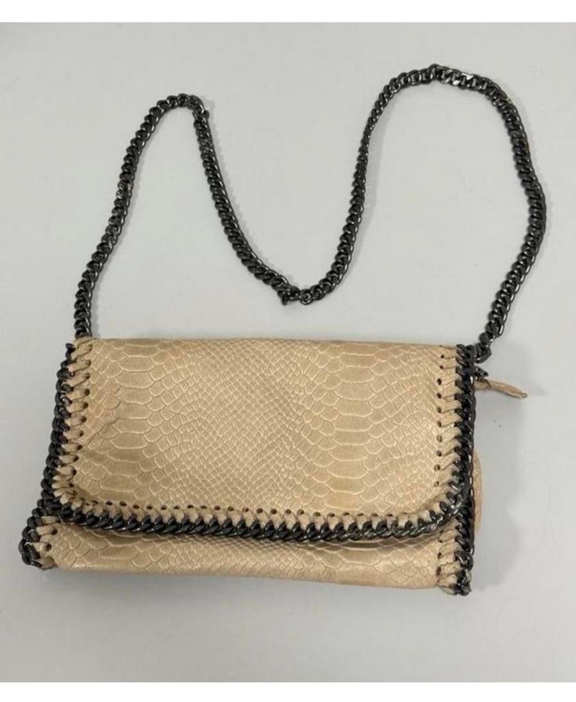 BORSE IN PELLE Italiaanse leren handtas slangenleer ketting, Handtassen en Accessoires, Tassen | Damestassen, Ophalen of Verzenden