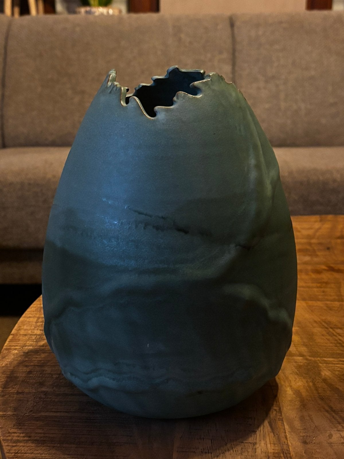 Prachtige vaas design Sculpturale Keramische Vaas, Ophalen