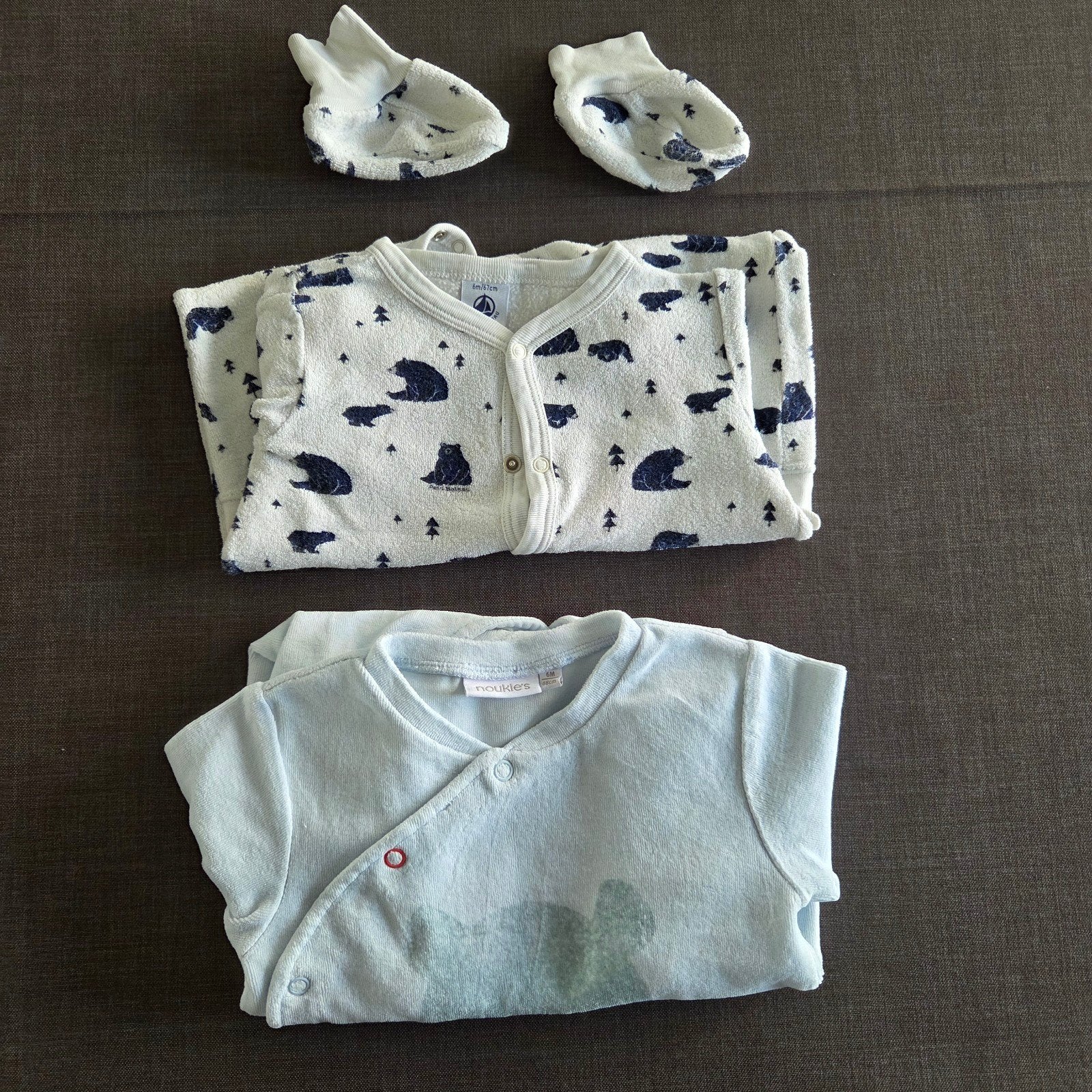 2 winter pyama's, maat 68, zo goed als nieuw, Kinderen en Baby's, Ophalen