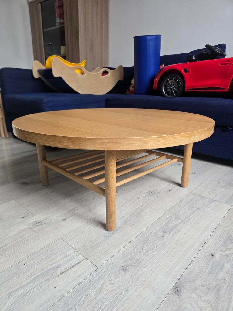 Table basse IKEA LISTERBY – comme neuve – bois chêne, Enlèvement, Comme neuf, Chêne