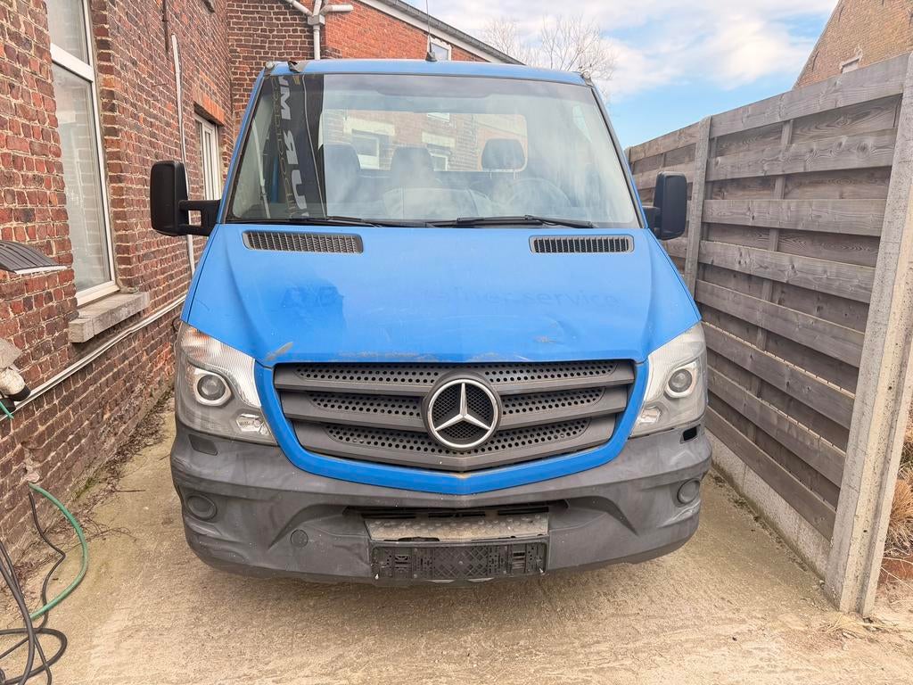 Mercedes -benz 2016 automaat diesel2.2 takelwagen, Auto's, Mercedes-Benz, Monovolume, Blauw, Bedrijf, Diesel
