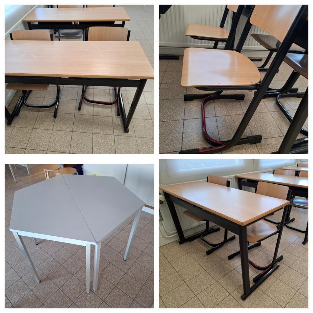 Schoolbanken en stoelen te koop, Ophalen