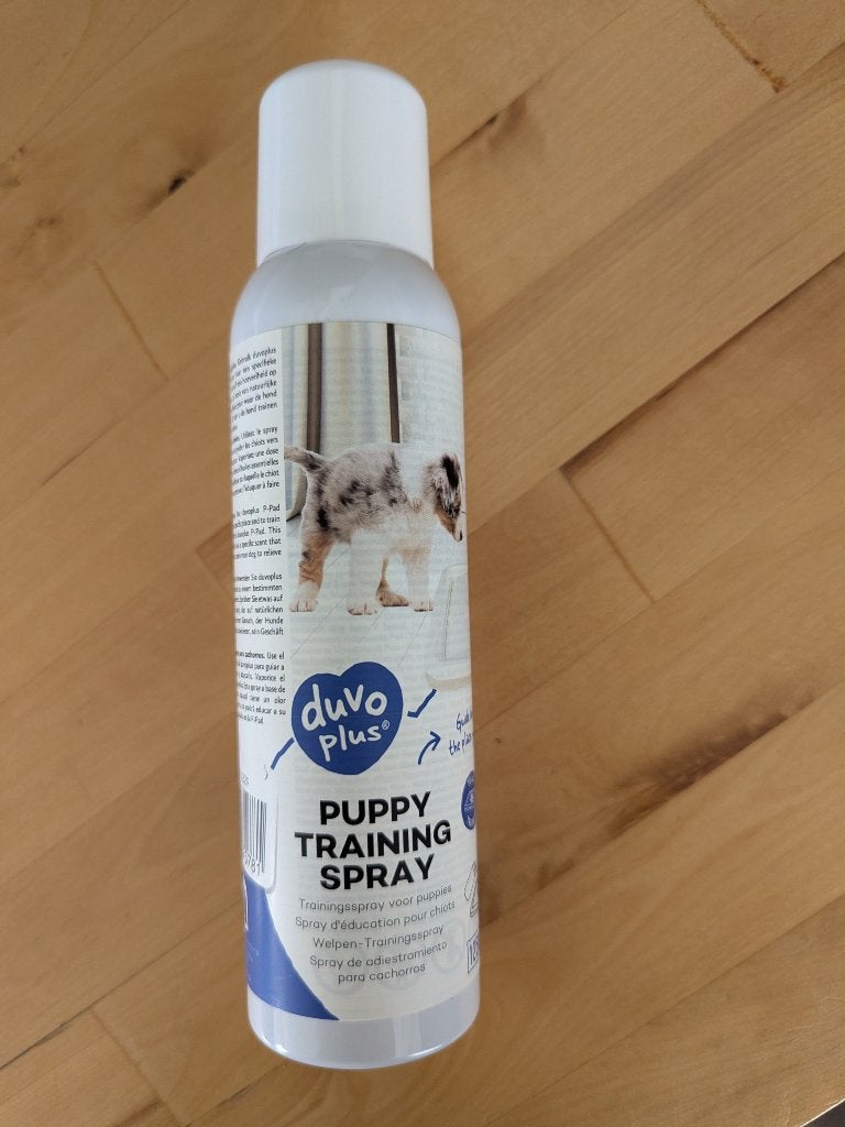 puppy training spray Duvo Plus, Ophalen, Zo goed als nieuw