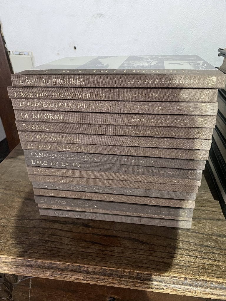 Lot de livres d'histoire "Les Grandes Époques de l'Homme", Livres, Enlèvement, Comme neuf
