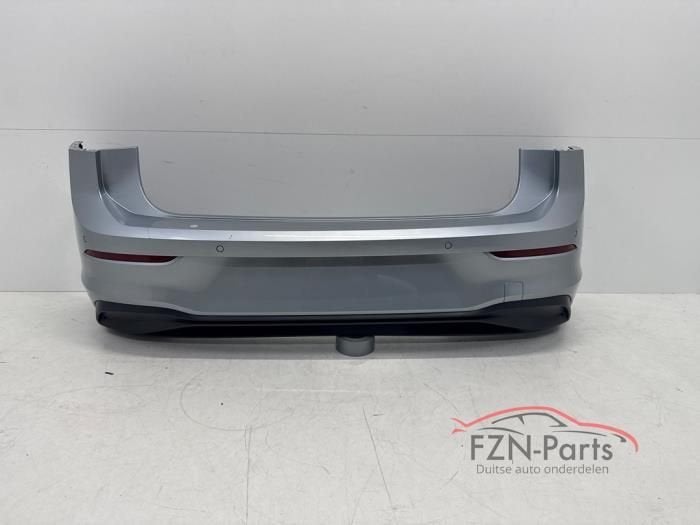 VW Golf 8.5 Facelift Achterbumper 6PDC Zilver LM7P, Ophalen of Verzenden, Gebruikt, Achter, Bumper