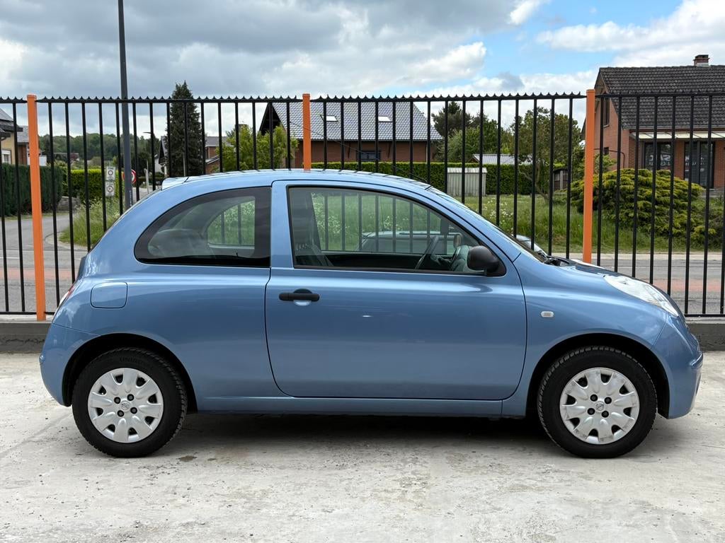 NISSAN MICRA 1.2i ESSENCE 31 000KM CARPASS 2007 AIRCO, Achat, Entreprise, Boîte manuelle, Noir