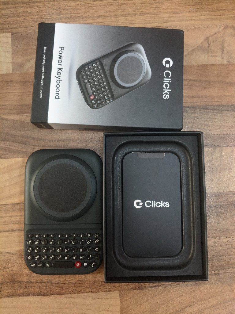 Clicks Power Draadloos Bluetooth Toetsenbord + 3 x Magneet, Oplaadbaar, Ophalen of Verzenden, Zo goed als nieuw, Draadloos
