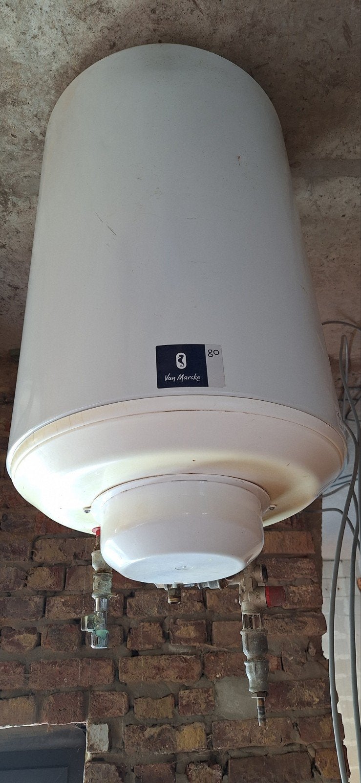 boiler 100 liter elektrisch - Van Marcke go, Doe-het-zelf en Bouw, Chauffageketels en Boilers, 100 liter of meer, Ophalen, Gebruikt