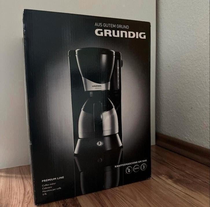 GRUNDIG Premium Line RVS Koffiezetapparaat, Elektronische apparatuur, Ophalen, Nieuw