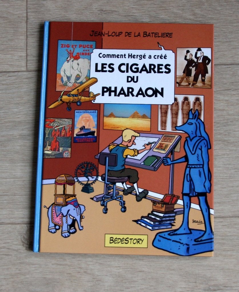 Comment Hergé a créé cigares du pharaon Kuifje 2009 Tintin, Livres, Une BD, Envoi, Comme neuf, Hergé