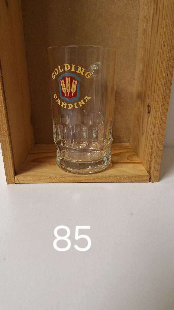 bierglas met handvat Campina (nr 85), Ophalen, Gebruikt, Glas of Glazen, Overige merken