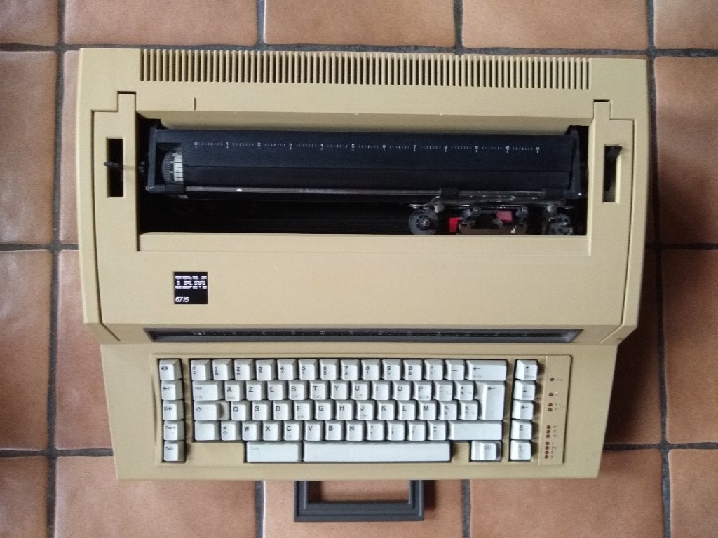 Draagbare elektronische typemachine, IBM, 6715-001, 1985, Diversen, Typemachines, Gebruikt, Ophalen